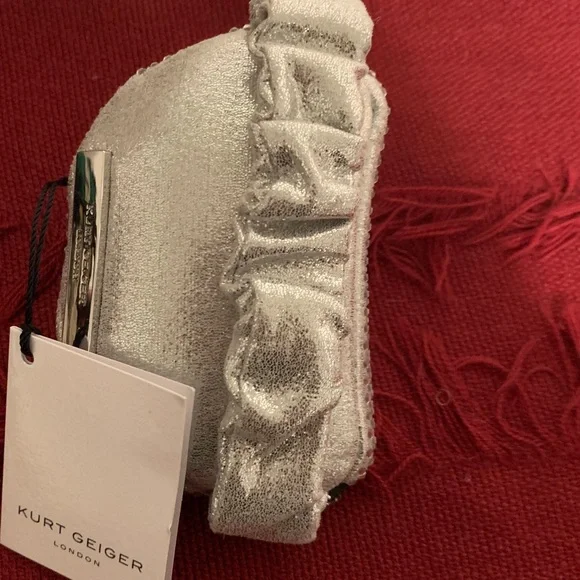 Kurt Geiger Silver Studded Bag - Picture 3 of 5